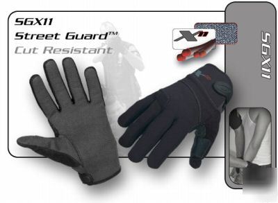 Hatch street guard X11 liner police search gloves md