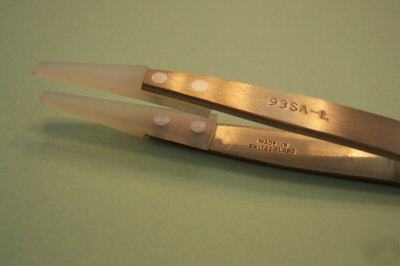 Heco teflon soft tipped tweezers made in switzerland