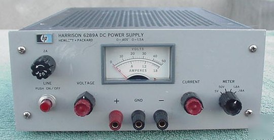 Hp 6289A bench power supply 0 - 40 vdc 0 - 1.5 amp