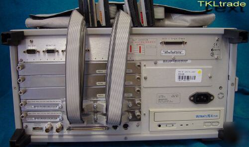 Hp /agilent 16702B logic analysis+03+(2)16750A modules