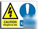 Keep out sign-adh.vinyl-250X200MM(mu-012-ae)