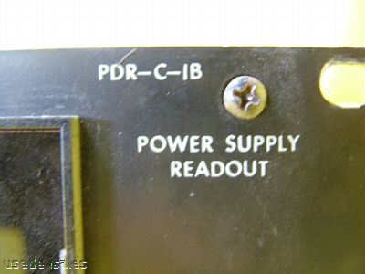 Mks power supply readout pdr-c-1B