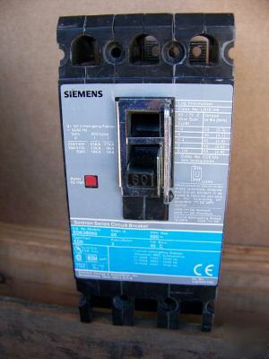New siemens ED63B060 3POLE 60AMP 600V circuit breaker 
