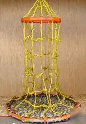 Rescue helicopter safety harness wild fire water bucket