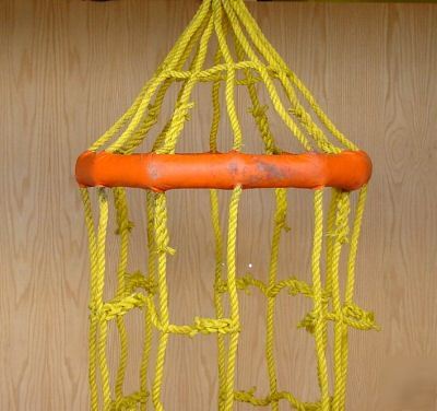 Rescue helicopter safety harness wild fire water bucket