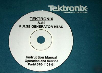 Tektronix s-52 S52 service manual
