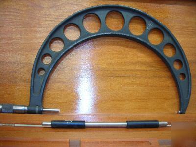 Used brown & sharpe 9''-10'' outside micrometer w/ case