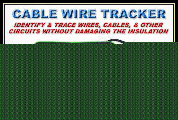 Cable wire tracker tester tracer locator finder probe