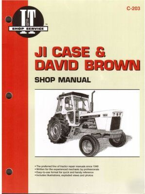 Case david brown 770 thru 1412 tractor workshop manual 