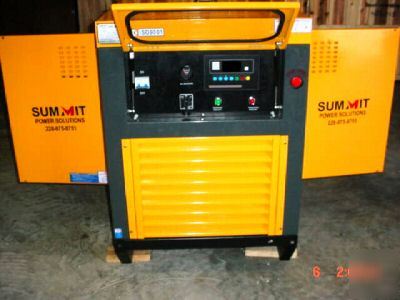 Diesel power generator 20 kw, silenced, digital control