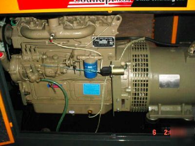 Diesel power generator 20 kw, silenced, digital control