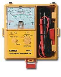 Extech 380353 analog high voltage megohmmeter