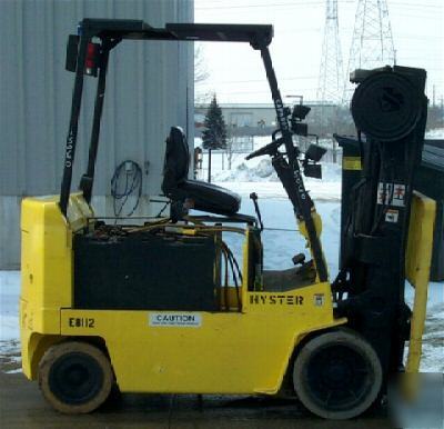 Hyster E80XL electric forklift