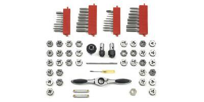 Kd 3887 - 75 piece gearwrench sae, metric tap & die set