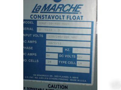 La marche constavolt circuit breaker regulator rack