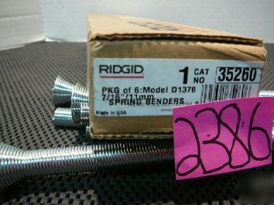 New ridgid spring benders 7/16