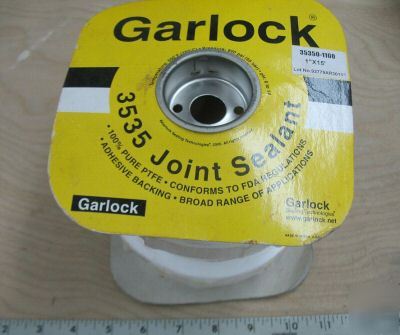 Roll of garlock 3535 joint sealant 100% ptfe fda ok