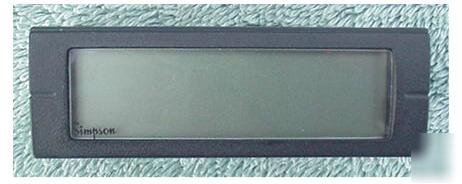Simpson M135-0-024-0 tiny panel dpm current 200 ma fs