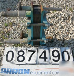 Used: tranter superchanger plate heat exchanger, model