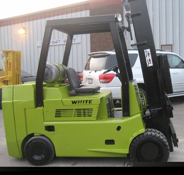 White cushion 12,000LB+ forklift lifttruck