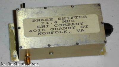 Ehi company phase shifter 21.4 mhz 
