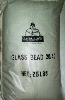 Badboy blasters blast cabinet media abrasive glass bead