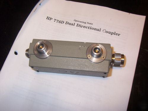 Hp 776D dual directional coupler 940 - 1995 mhz opt H10