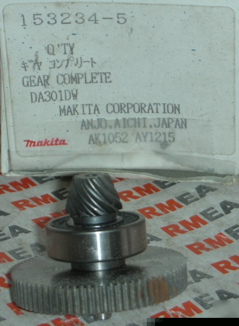 New DA3000DW makita gear, complete 