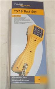 New fluke networks TS19 test set 19800HD9 datasafe 