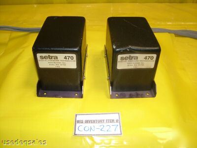 Setra systems digital pressure transducer setra 470 lot