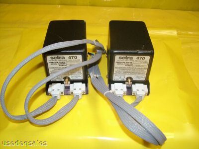 Setra systems digital pressure transducer setra 470 lot