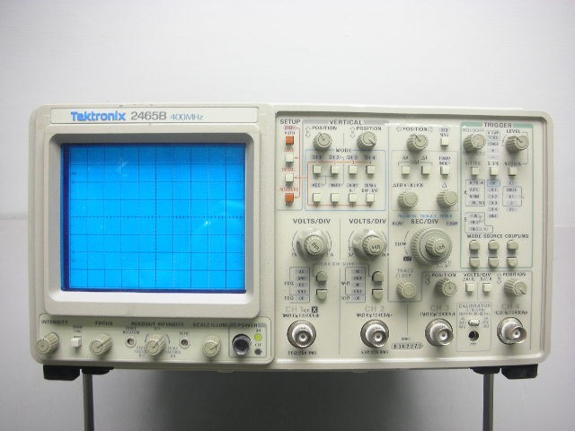 Tektronix 2465B 400MHZ 4 channel oscilloscope nice