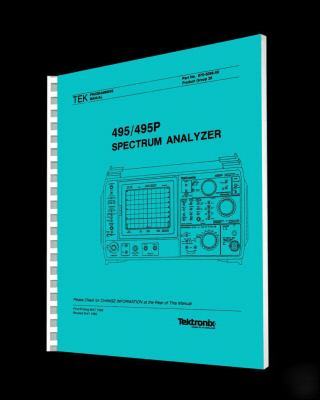 Tektronix tek 495P programming manual reprint + cd