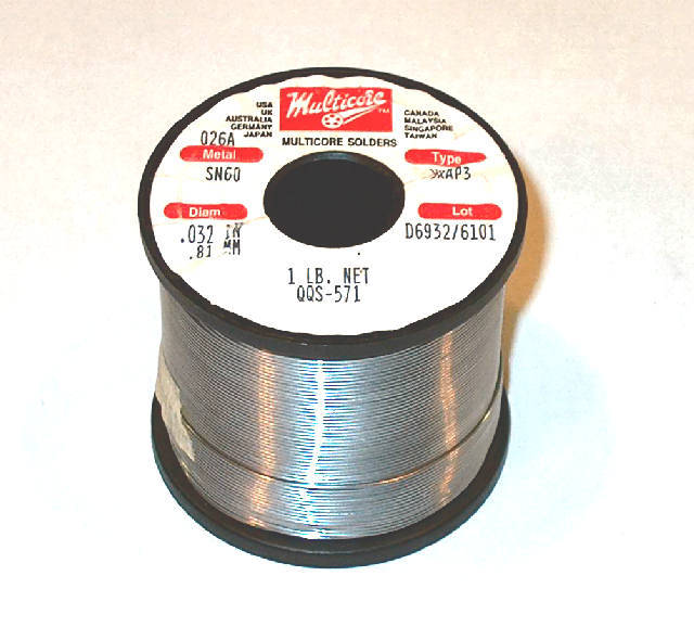 Wire solder SN60 0.032 dia rosin core solder