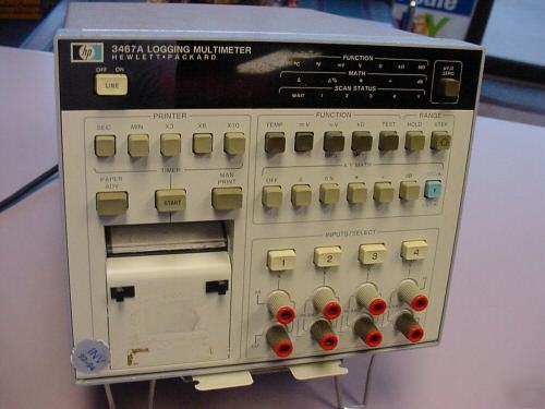 Hewlet packard 3467A logging multimeter