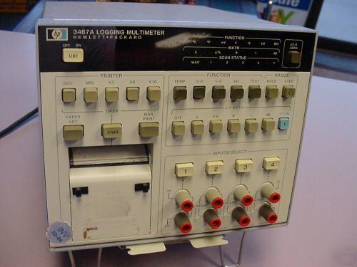 Hewlet packard 3467A logging multimeter