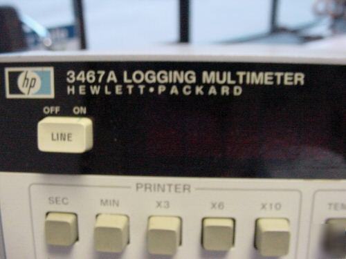 Hewlet packard 3467A logging multimeter