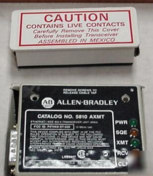 Allen-bradley 5810 axmt ethernet transceiver unit 
