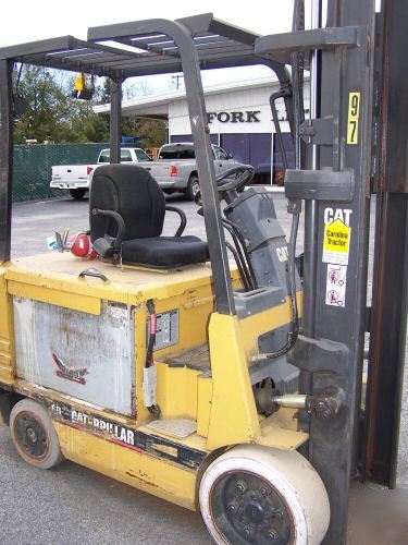 Caterpillar 6,000 lb electric forklift