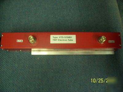 Cpi traveling waveguide tube s band vts-5254B , nos