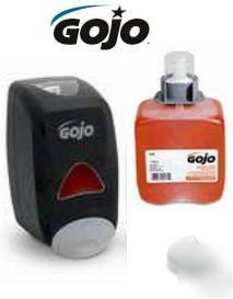 Gojo fmx antibacterial foam soap with free dispenser