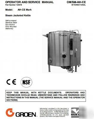 Groen manual for ah series kettles