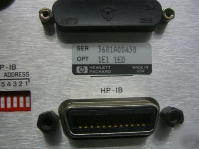 Hp 83752B /1E1/1ED .01-20GHZ hi power sweeper