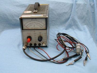Hp agilent 410C multifunction voltmeter and probe