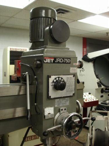 Jet model jrd-750 radial arm drill - very nice 