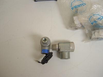 Mead elec air valves & festo flow lot of 7