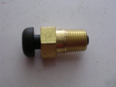 New aro 24130 miniature bleeder button valve, 1/8 npt