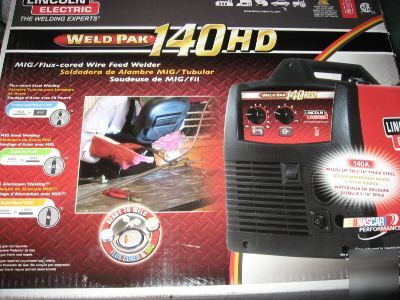 New lincoln eletric mig welder 140HD wire feed brand 
