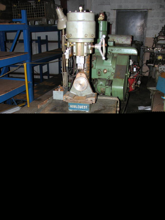 Noblewest bench top air operated marking press