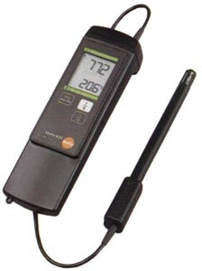 Testo 625 hygrometer w/ integral humidity probe head